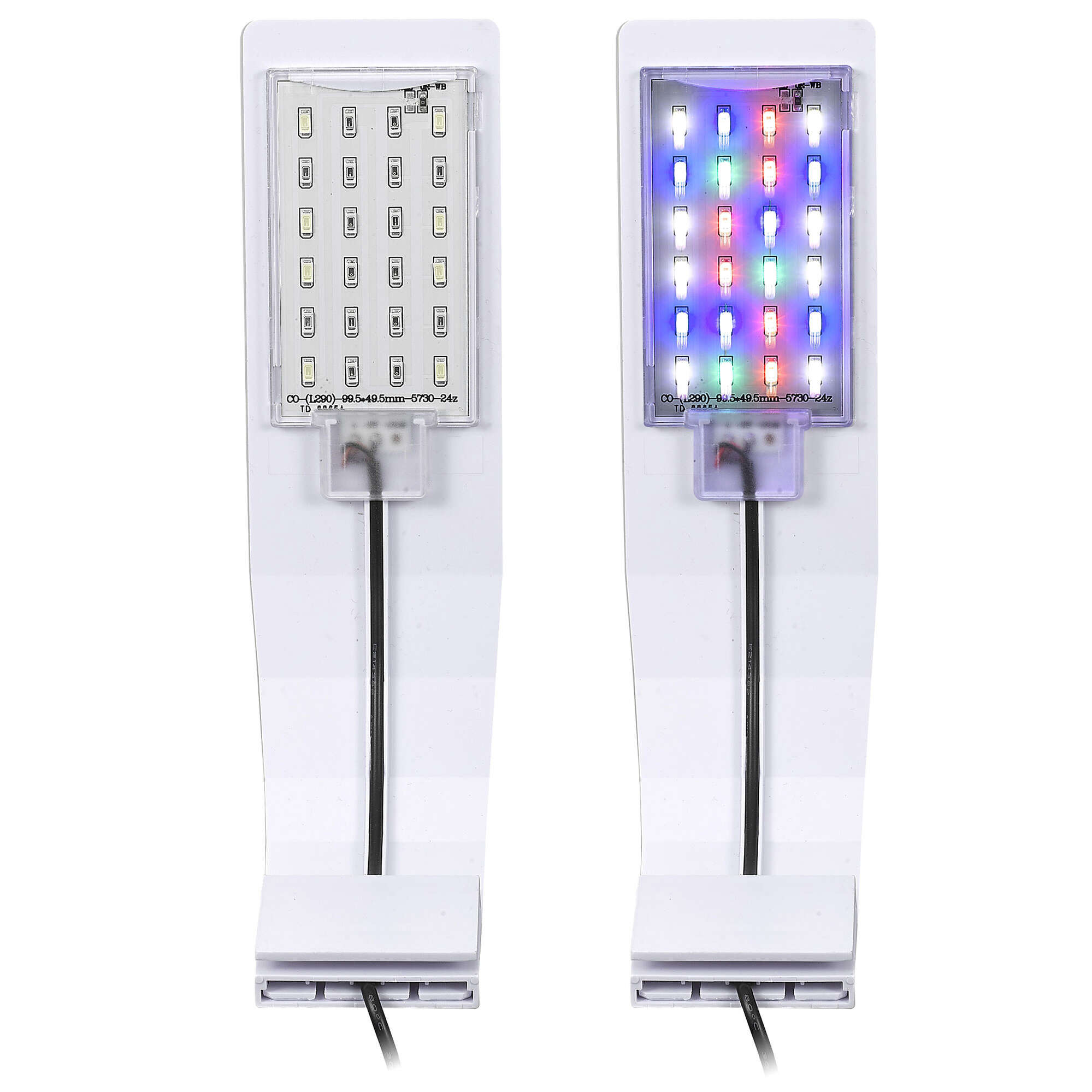 Lámpara Aqualed Génesis Curva luz RGB+W - Blanca