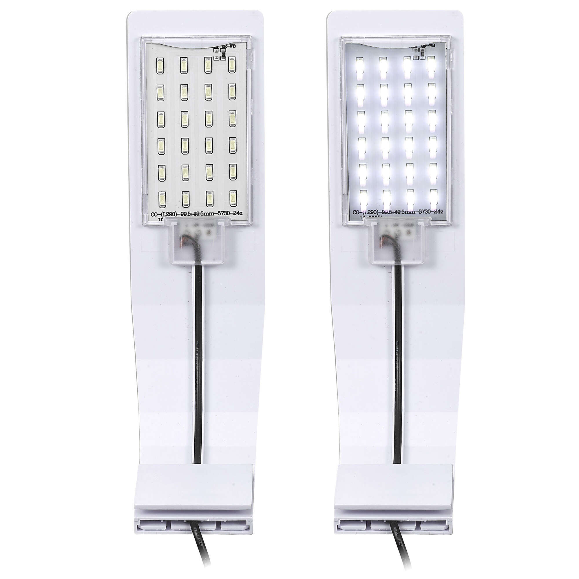 Lámpara Aqualed Génesis Curva luz blanca - Blanca