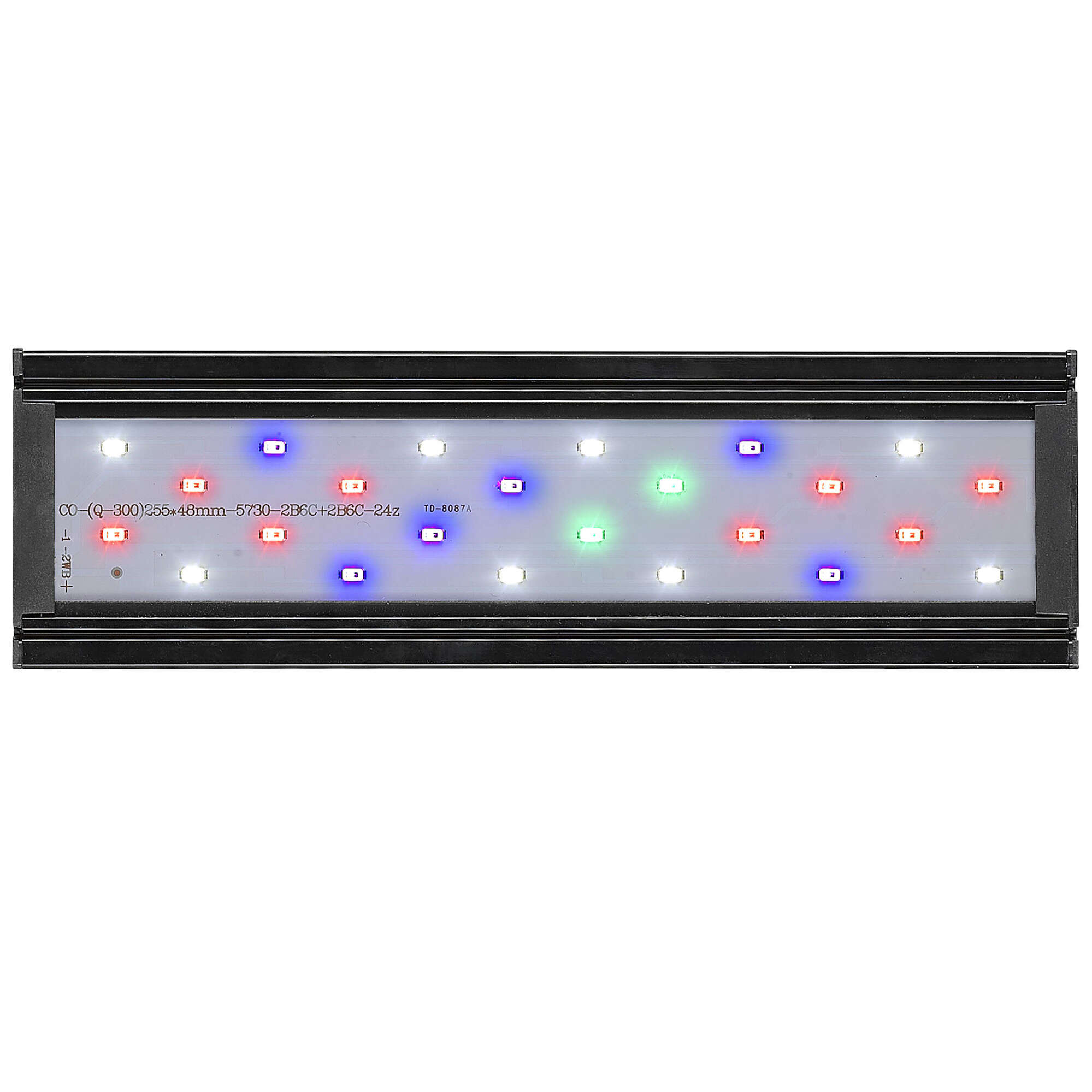 Pantalla Aqualed Génesis luz RGB+W - Negra