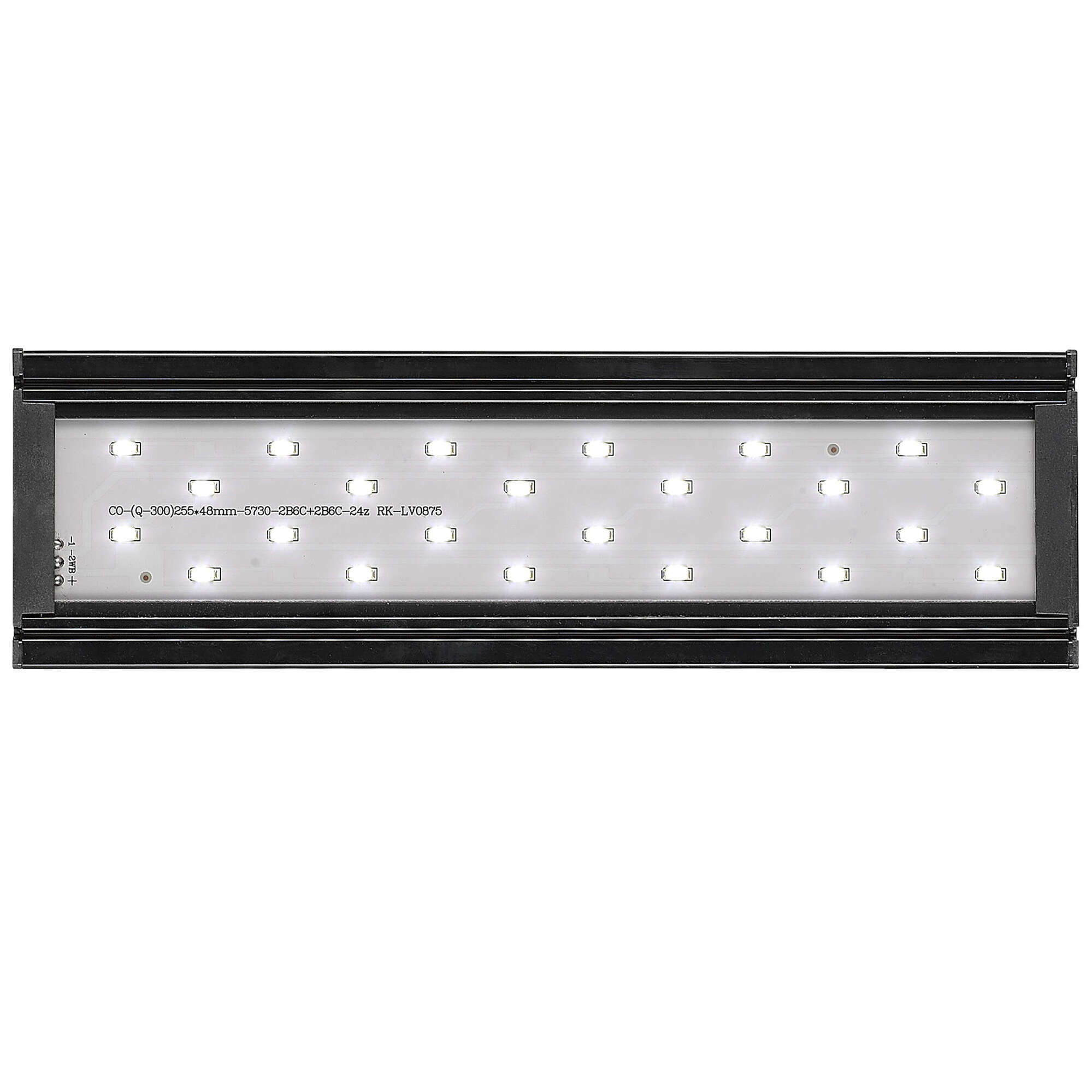 Pantalla Aqualed Génesis luz blanca - Negra