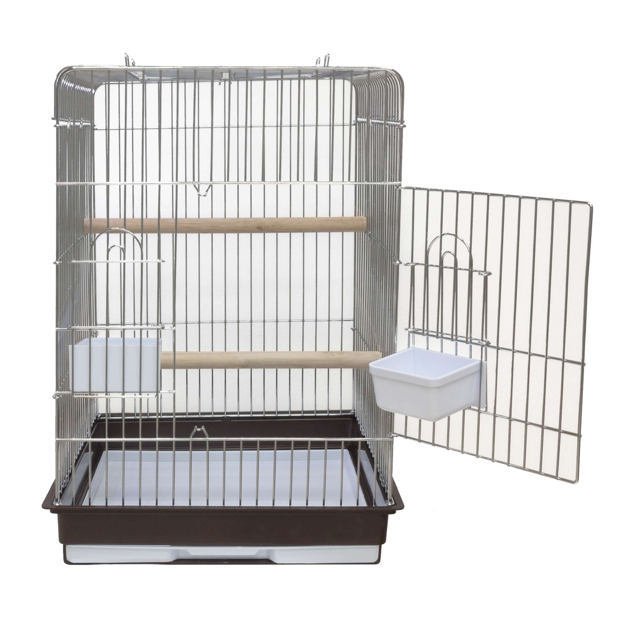 Jaulas REX cromadas para pájaros