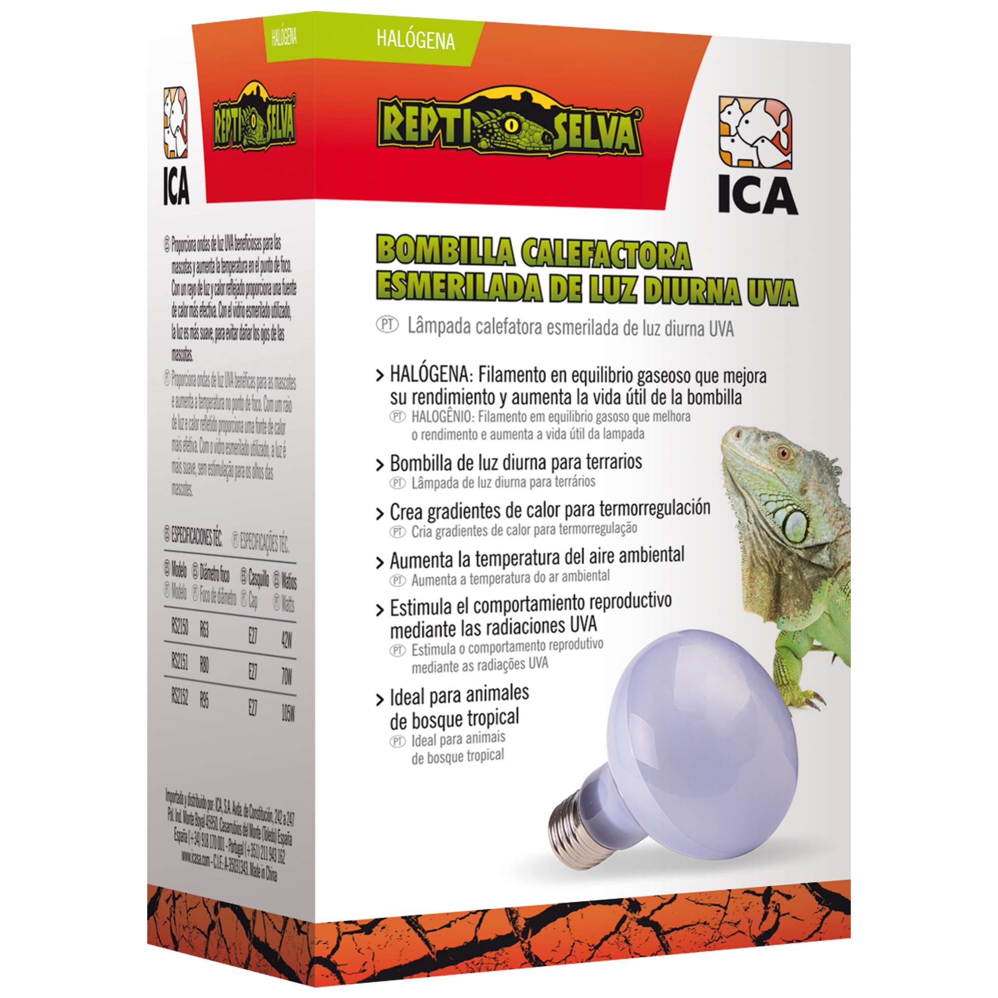 Bombilla halógena diurna
