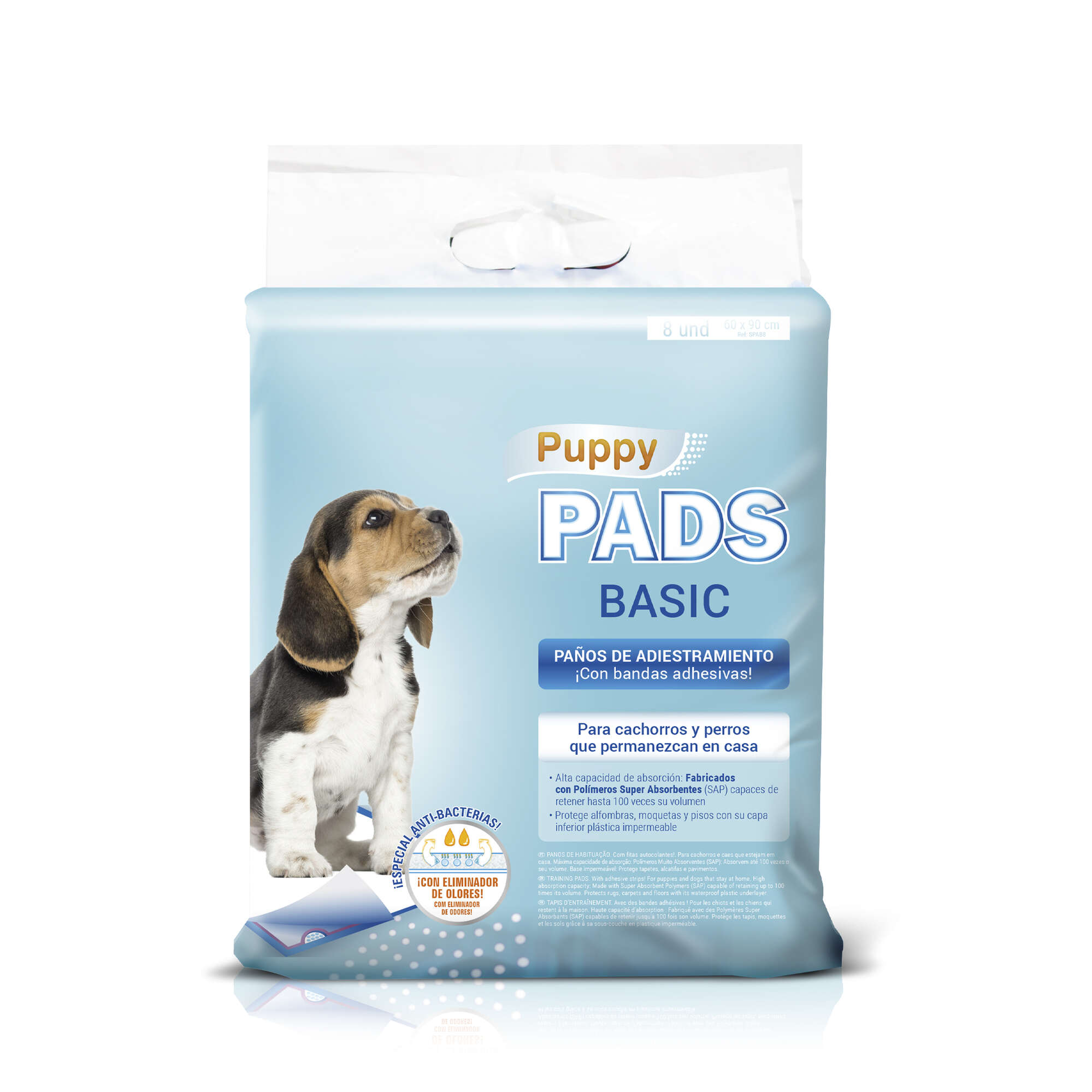 Paños de adiestramiento Basic Puppy Pads