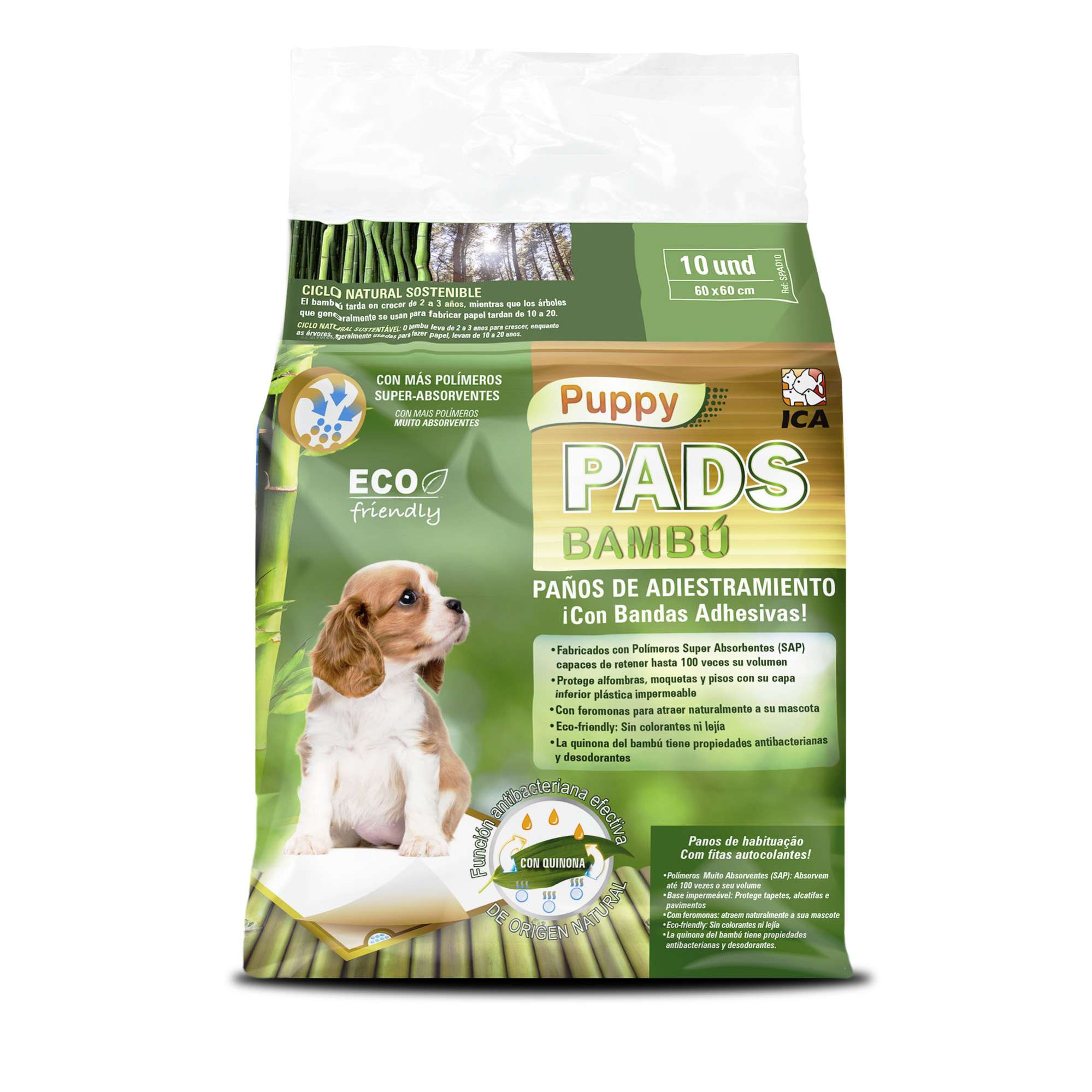 Paños de adiestramiento Bambú Puppy Pads