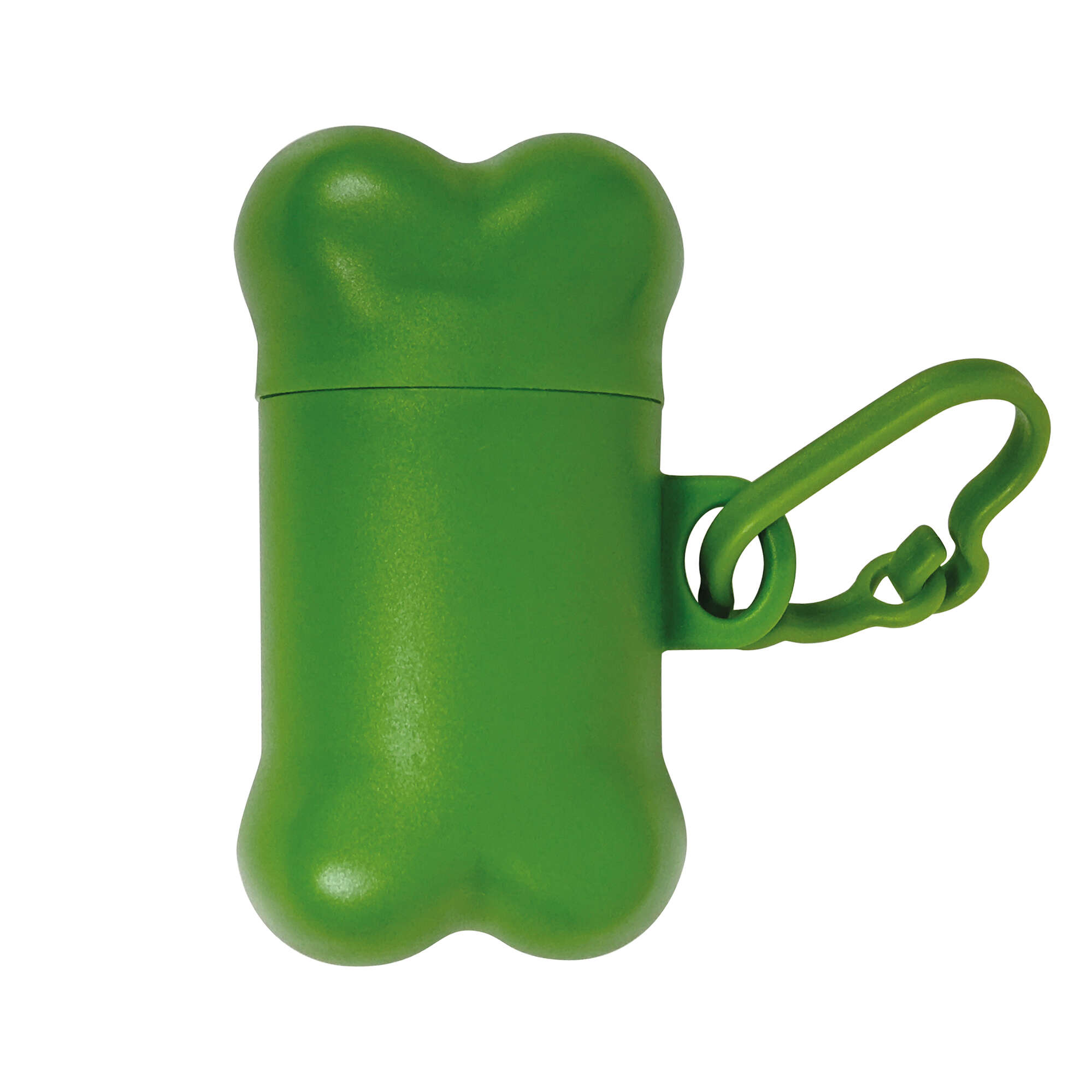 Expositor de dispensadores con bolsas higiénicas recicladas