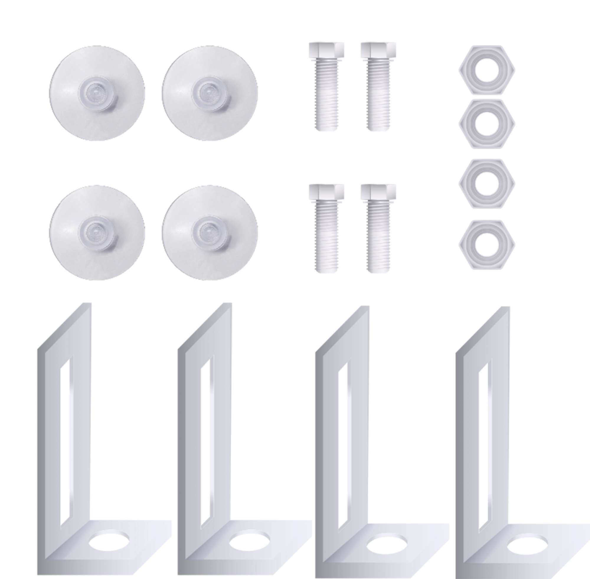 Kit fijación divisor de acuarios