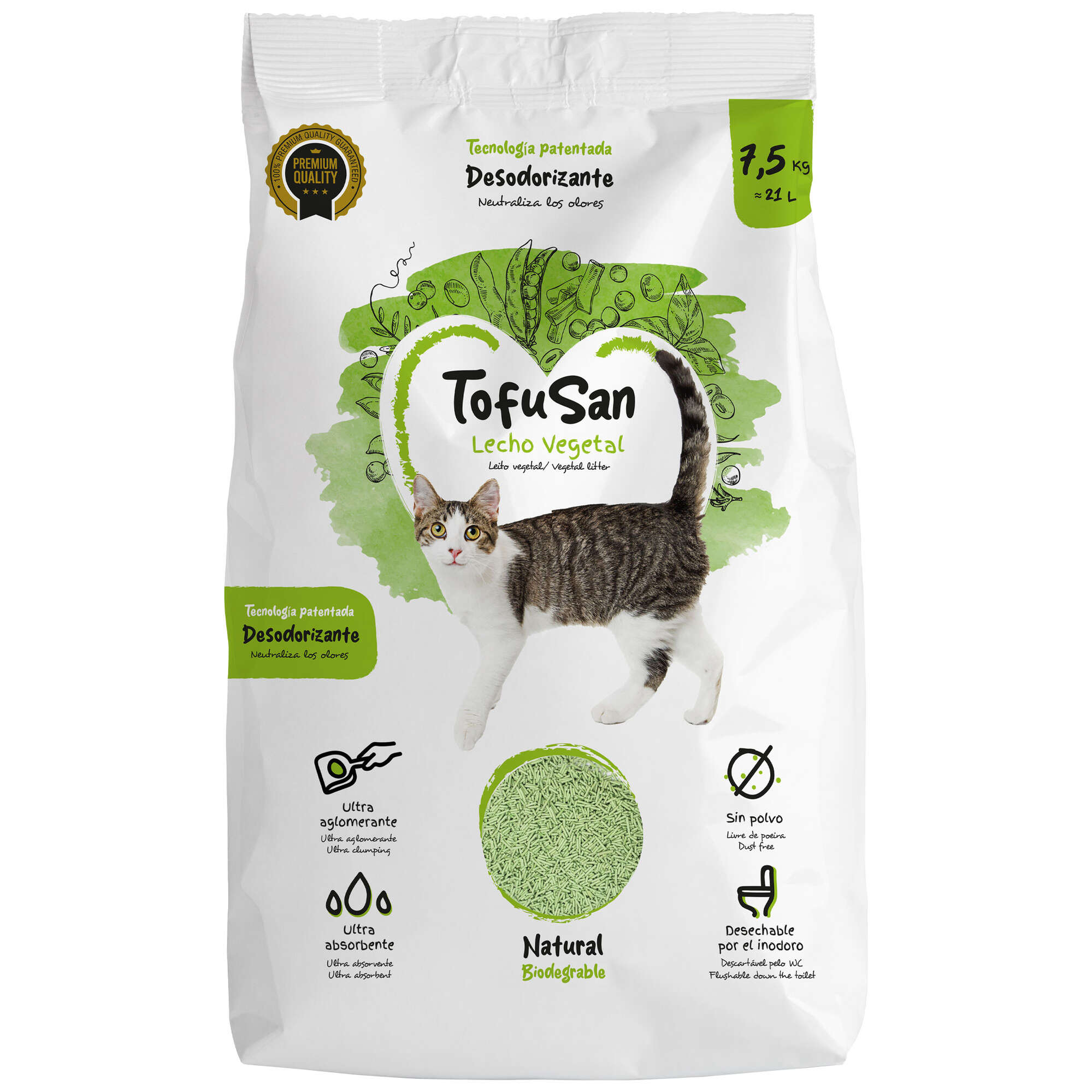 Lecho vegetal de tofu TofuSan