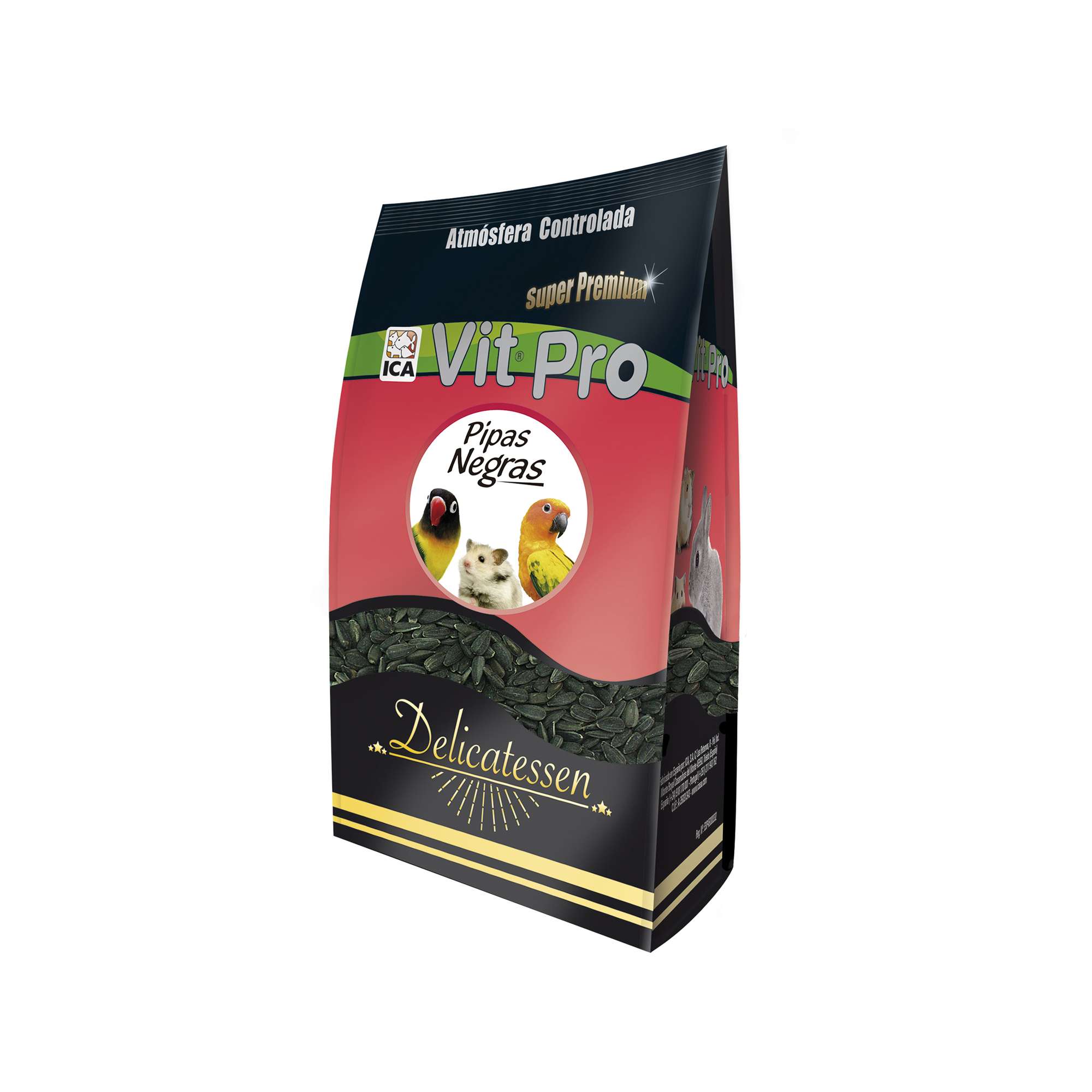 Pipas negras Vit Pro Delicatessen en bolsa