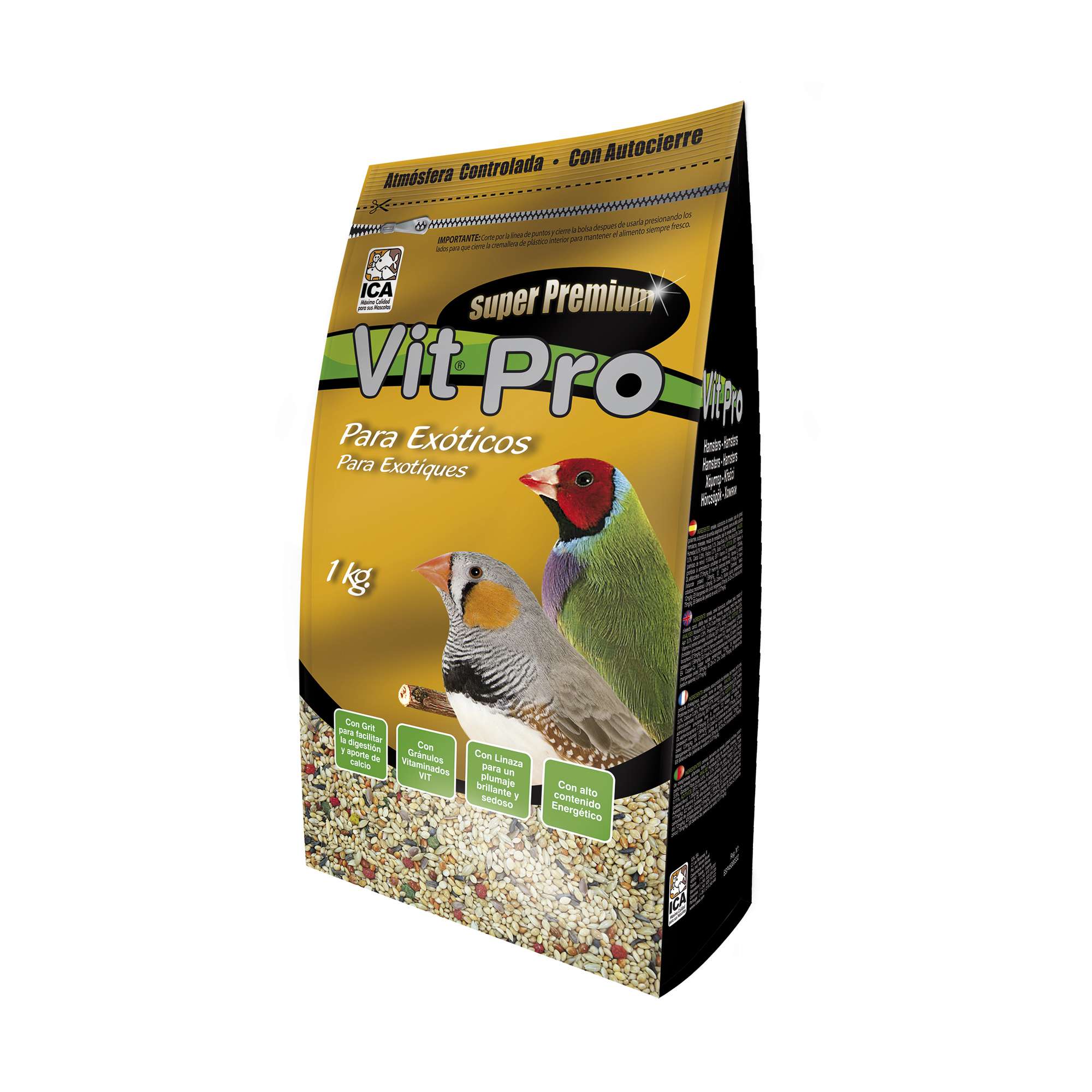 Alimento para Exóticos Vit Pro en bolsa