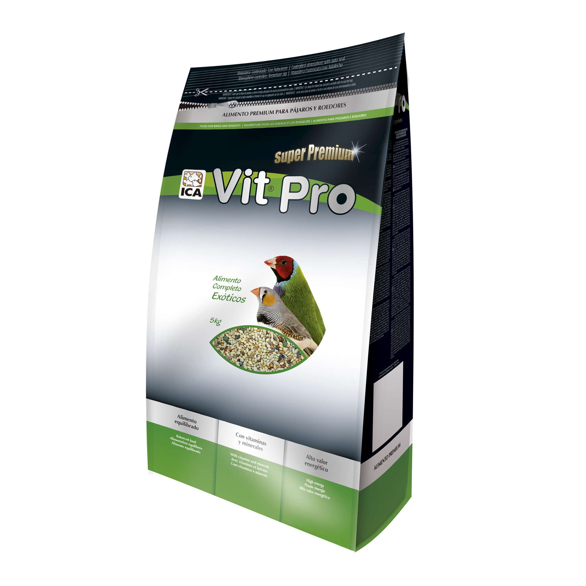 Alimento para Exóticos Vit Pro en bolsa
